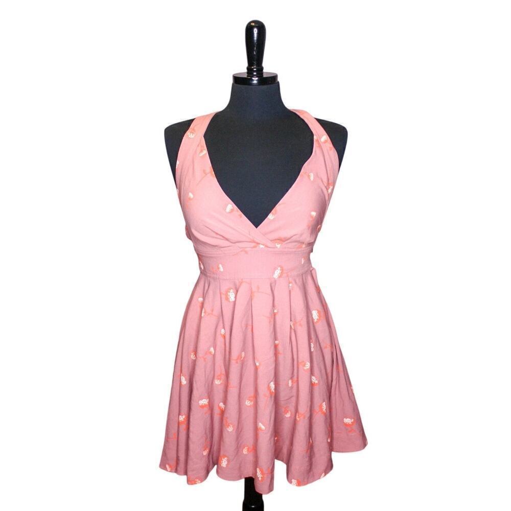 Free People Mini's For Me Dandelion Halter Top Dress Fairy Pixie Soft